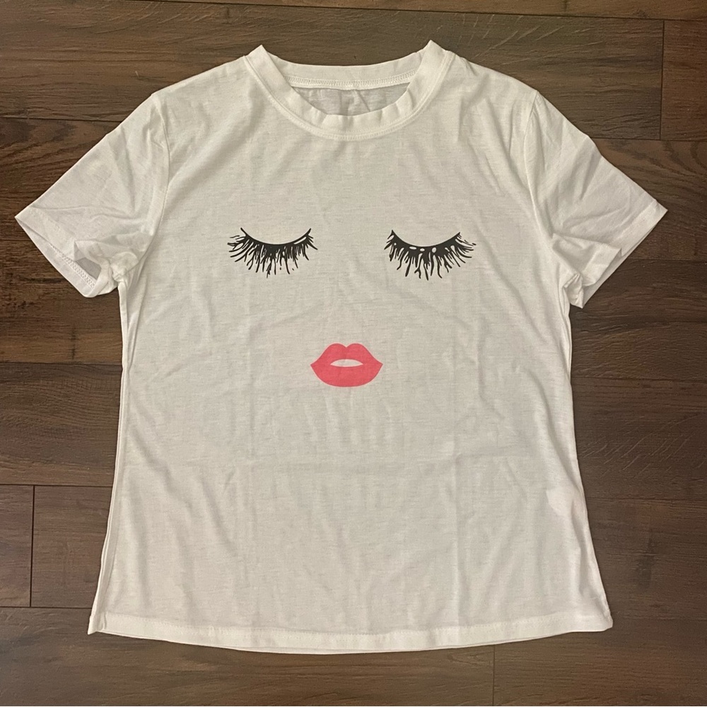 Lashes & Lips Tee - Picture 2 of 4